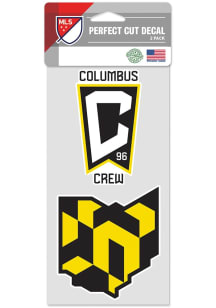 Columbus Crew Perfect Cut Auto Decal - Yellow