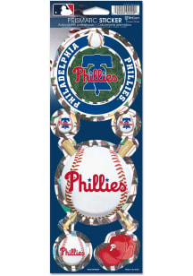 Philadelphia Phillies Prismatic Stickers - Blue