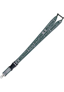 Michigan State Spartans Reflective Lanyard - Green
