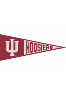 Indiana Hoosiers 13x32 Primary Logo Pennant - Red