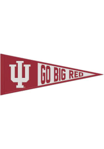 Indiana Hoosiers 13x32 Slogan Pennant - Red