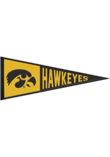 Iowa Hawkeyes 13x32 Primary Logo Pennant - Yellow