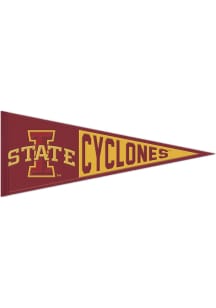 Iowa State Cyclones 13x32 Primary Logo Pennant - Red