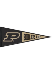 Purdue Boilermakers 13x32 Slogan Pennant - Black