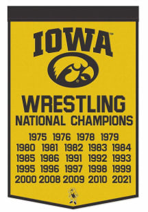 Iowa Hawkeyes 24x38 Celebration Banner - Yellow