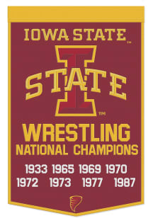 Iowa State Cyclones 24x38 Celebration Banner - Red