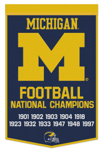 Michigan Wolverines 24x38 Banner - Blue