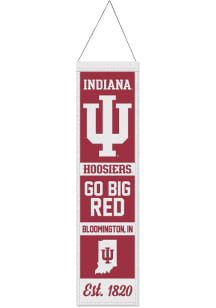 Indiana Hoosiers 8x32 Evolution Banner - Red