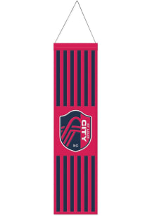 St Louis City SC 8x32 Slogan Banner - Red