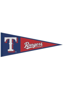 Texas Rangers 13x32 Primary Pennant - Blue