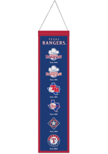 Texas Rangers 8x32 Evolution Banner - Blue