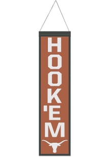 Texas Longhorns 8x32 Slogan Banner - Burnt Orange