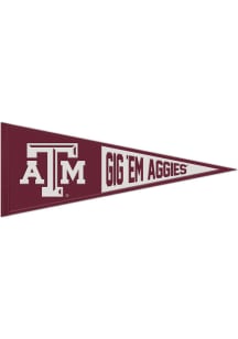 Texas A&M Aggies 13x32 Slogan Pennant - Maroon