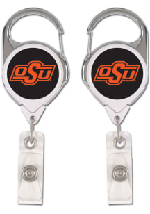 Oklahoma State Cowboys 2 sided Badge Holder