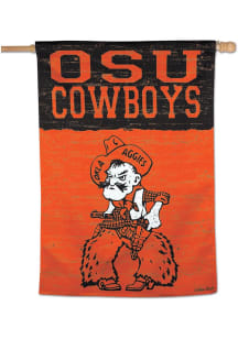 Oklahoma State Cowboys vault 28x40 Banner - Orange