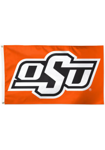 Oklahoma State Cowboys orange Silk Screen Grommet Flag - Orange