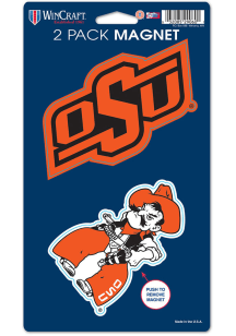 Oklahoma State Cowboys 5x9 2pk Magnet