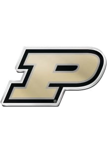 Purdue Boilermakers Color Acrylic Car Emblem - Black