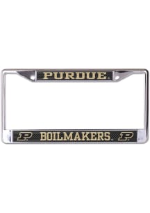 Purdue Boilermakers Carbon License Plate Frame - Black