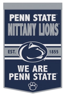 Penn State Nittany Lions 24x38 Slogan Banner - Navy Blue