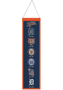 Detroit Tigers 8x32 Evolution Banner - Navy Blue