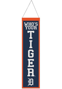 Detroit Tigers 8x32 Slogan Banner - Navy Blue