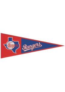 Texas Rangers 13x32 Retro Pennant - Blue