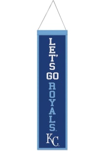 Kansas City Royals 8x32 Slogan Banner - Blue
