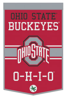 Ohio State Buckeyes 24x38 Primary Banner - Red