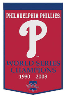 Philadelphia Phillies 24x38 Champion Banner - Red