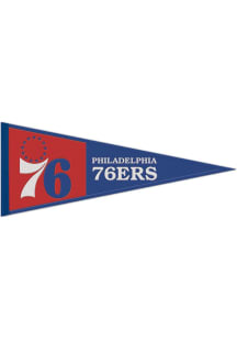 Philadelphia 76ers 13x32 Primary Logo Pennant - Blue