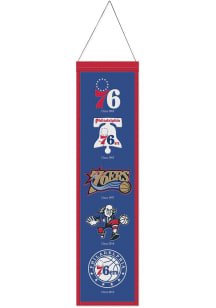 Philadelphia 76ers 8x32 Evolution Banner - Blue