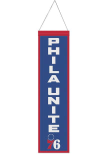 Philadelphia 76ers 8x32 Slogan Banner - Blue