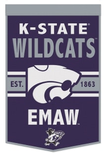 K-State Wildcats 24x38 Slogan Banner - Purple