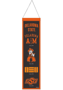 Oklahoma State Cowboys 8x32 Evolution Banner - Orange