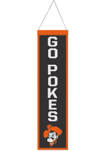 Oklahoma State Cowboys 8x32 Slogan Banner - Orange