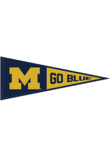 Michigan Wolverines 13x32 Slogan Pennant - Blue