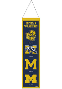 Michigan Wolverines 8x32 Evolution Banner - Blue