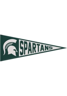Michigan State Spartans 13x32 Primary Logo Pennant - Green