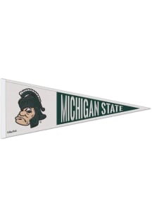 Michigan State Spartans 13x32 Vault Logo Pennant - Green