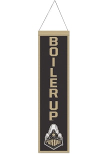 Purdue Boilermakers 8x32 Slogan Banner - Black