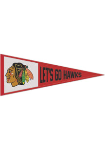 Chicago Blackhawks 13x32 Slogan Pennant