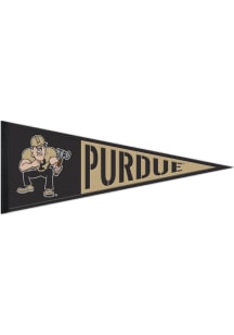 Purdue Boilermakers 13x32 Vault Logo Pennant - Black