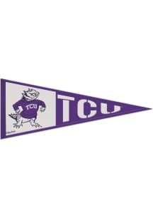 TCU Horned Frogs 13x32 Vault Logo Pennant - Purple