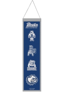 Drake Bulldogs 8x32 Evolution Banner - Blue