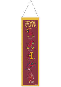 Iowa State Cyclones 8x32 Evolution Banner - Red
