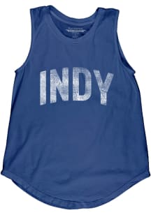 Blue 84 Indianapolis Womens Blue Lennon Wordmark Tank Top