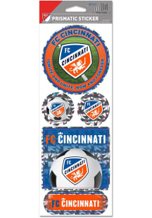 FC Cincinnati Prismatic Stickers - Blue