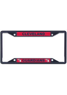 Cleveland Guardians Color Metal License Plate Frame - Navy Blue