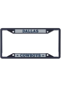 Dallas Cowboys Color Metal License Plate Frame - Navy Blue